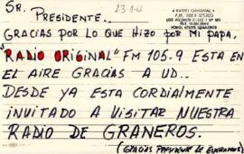 Correspondencia desde la Sexta Región dirigida al Presidente Patricio Aylwin A. proveniente de varias personas