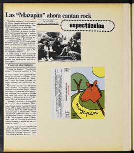 Artículo : Las "Mazapán" ahora cantan rock