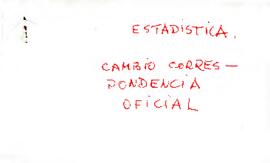 Estadística de correspondencia oficial entre la Embajada de Chile en Francia y la Cancillería, 1990-1993