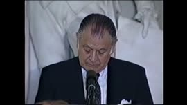 Presidente Aylwin pronuncia discurso en Washington D.C. : video