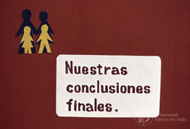 Cartel "Nuestras conclusiones finales"