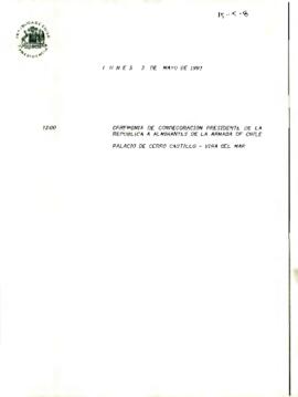 [Agenda] Lunes 3 de mayo de 1993