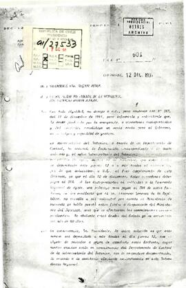 Fax Nº601 Intendente de la XI Región de Aysén, Hernán Valencia Gutiérrez a Patricio Aylwin Azócar, Presidente de la República, sobre pago de deudas a transportistas y comerciantes y solicitud de pronta transferencia de fondos