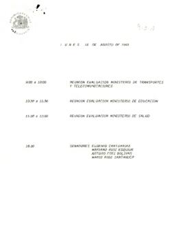 Programa Lunes 16 de Agosto de 1993.
