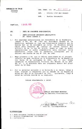 [Envío de fotocopias cartas al Jefe División Jurídico-Legislativa Sr. Pedro Correa O.]