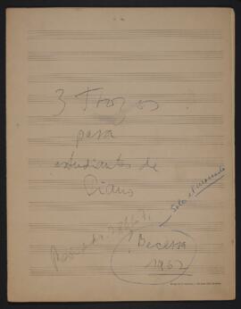 3 Trozos para estudiantes de piano
