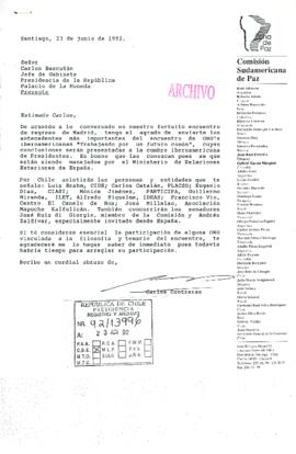 [Remite antecedentes de Encuentro de ONG's Latinoamericanas]