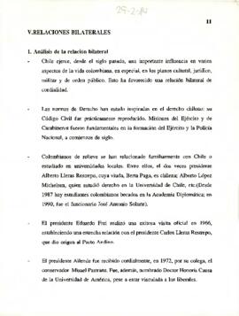 [Relaciones Bilaterales entre Chile y Colombia]
