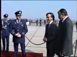 Recibe al Presidente de Argentina Carlos Saúl Menem : video
