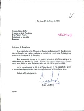 [Agradece nombramiento]