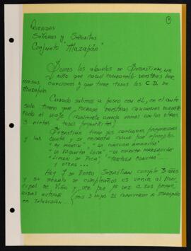Carta de saludos y agradecimientos