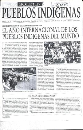 [Boletín Pueblos Indígenas N°3]
