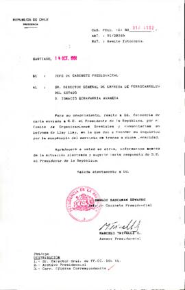 [Remite fotocopia de carta que se indica a Director EFE]