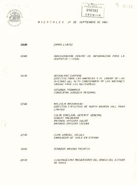 Programa Miércoles 01 de Septiembre de 1993.