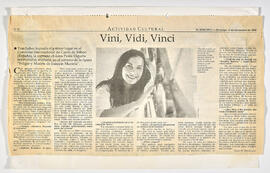 Artículo: Vini, vidi, vinci