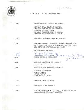 Programa Lunes 24 de Enero de 1994