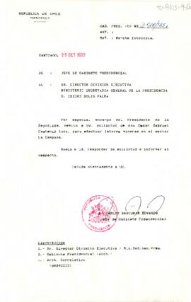 [Carta dirigida a Director División Ejecutiva]