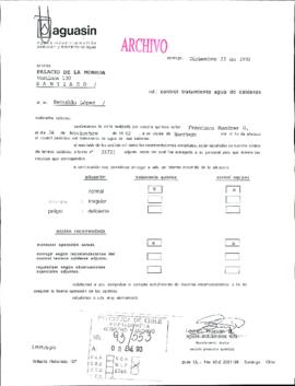 [Carta de Aguasin Ltda.]