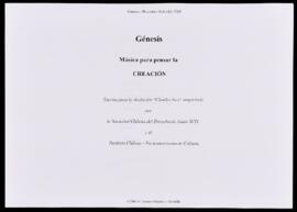 Génesis [música para pensar la Creación]