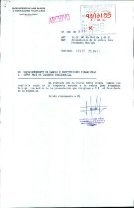 [Oficio Orden N° 377 de la Superintendencia de Bancos e Instituciones Financieras]