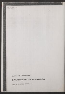 Canciones de Altacopa