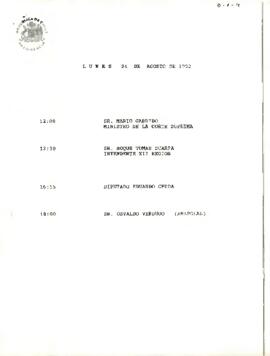 Programa Lunes 24 de Agosto de 1992