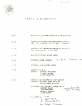 Programa lunes 6  de enero 1992