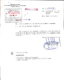 [Oficio N°2228 de Ministerio de Vivienda]