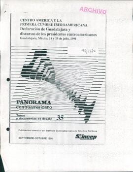 [Publicación "Panorama centroamericano"]