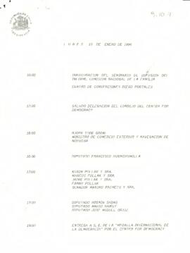 Programa Lunes 10 de Enero de 1994.