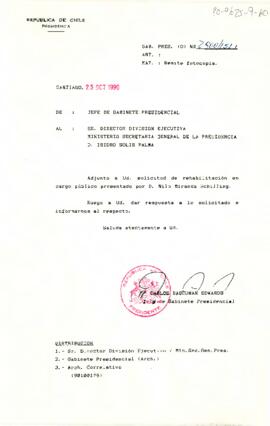 [Carta dirigida a Director División Ejecutiva]