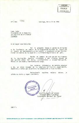 [Carta de felicitaciones Corporación Nacional del Cáncer]