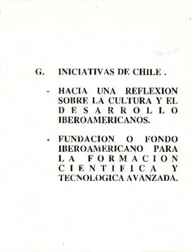 Iniciativas de Chile