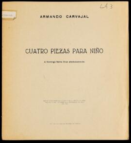 Cuatro piezas para niño