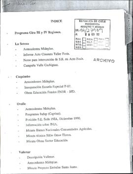 [Programa Gira III y IV Región 1992]