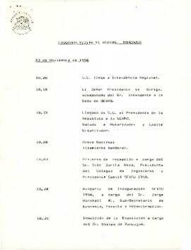 Programa visita VI Región - Rancagua