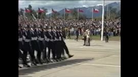 Presidente Aylwin asiste a la Parada Militar : video