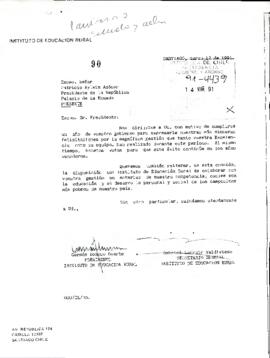 [Saludo por primer año de gobierno]