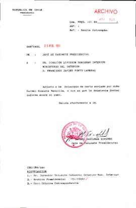 [Remite fotocopia de carta que se indica a Director División Gobierno Interior]