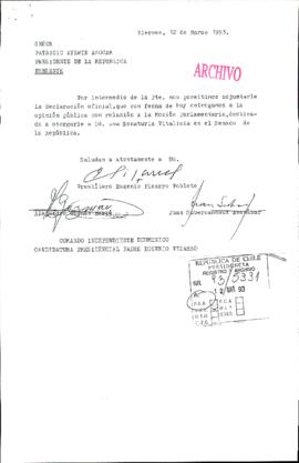 [Remite copia de declaración]