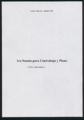 Sonata para contrabajo y piano