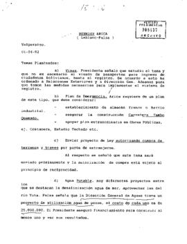 Reunión Arica (Leblanc - Palza)