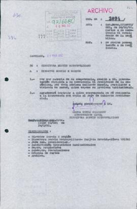 [Se remite solicitud de vivienda]