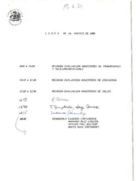 Programa Lunes 16 de Agosto de 1993
