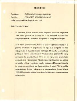 Mexico - VI cumbre presidencial del grupo de Rio.