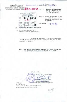 [Remite respuestas a casos solicitados por documentos citados en antecedentes]