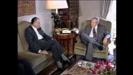 Presidente Aylwin se reúne con Mário Soares, presidente de Portugal: video