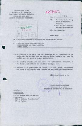 [Respuesta a solicitud de beca]