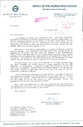 [Carta de World Peace Envoy]