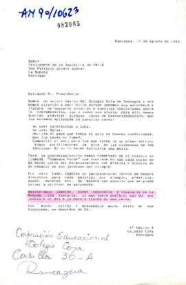 [Solicitud de visita y audiencia]